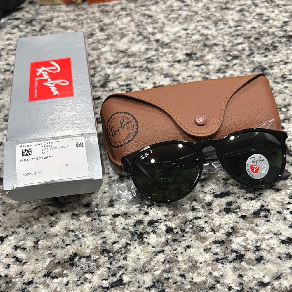 Ray-Ban RB4171 Erika NEW Black Sunglasses with Case